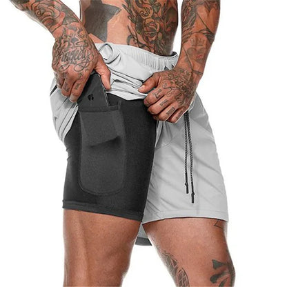 Herren-Laufshorts mit doppelter Lage – Milan