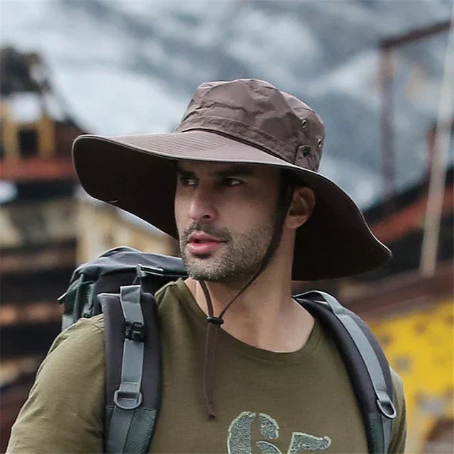 Outdoor-Sommerhut mit verstellbarem Kinnriemen und wasserabweisendem Material – Ranger