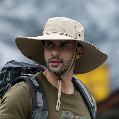 Outdoor-Sommerhut mit verstellbarem Kinnriemen und wasserabweisendem Material – Ranger