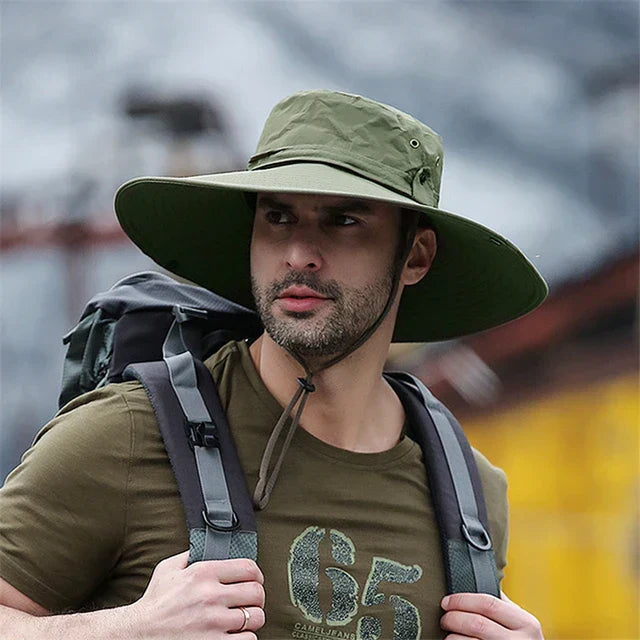 Outdoor-Sommerhut mit verstellbarem Kinnriemen und wasserabweisendem Material – Ranger