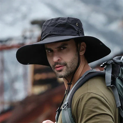 Outdoor-Sommerhut mit verstellbarem Kinnriemen und wasserabweisendem Material – Ranger