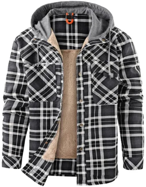 Herren Outdoorjacke kariert mit Isolierung & wasserabweisender Beschichtung – Ragnar
