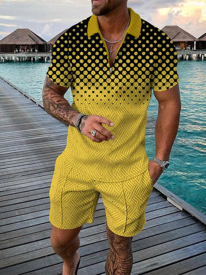 Zweiteiliges Herren-Sommer-Set mit T-Shirt und Shorts – Damon