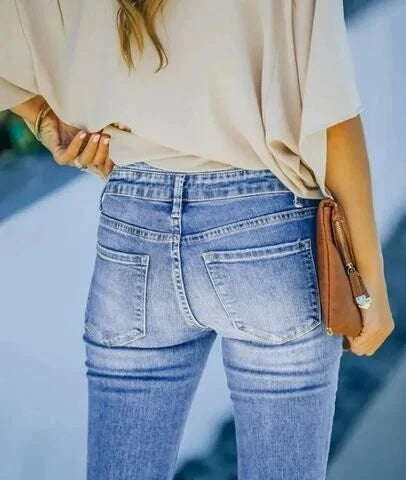 Dehnbare Damenjeans – Liora