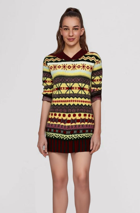 Damen Norwegerpullover – Solveiga Herbstzauber