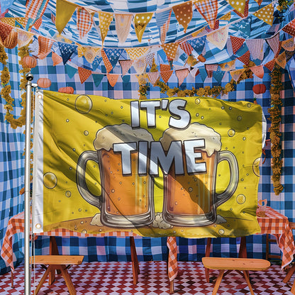 1 Stück große Oktoberfest Deko-Flagge – ProstFlagge Oktoberfest 2026