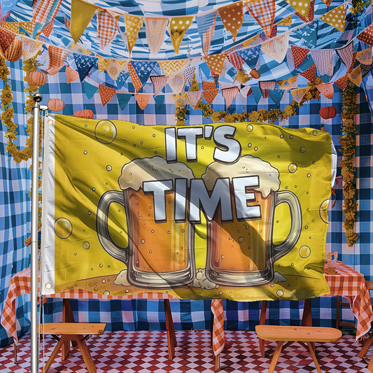 1 Stück große Oktoberfest Deko-Flagge – ProstFlagge Oktoberfest 2026