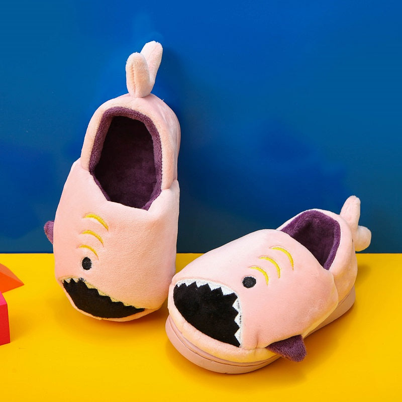 Winter-Dino Kuschelhausschuhe – Extra Weiche und Warme Hausschuhe für Kleinkinder
