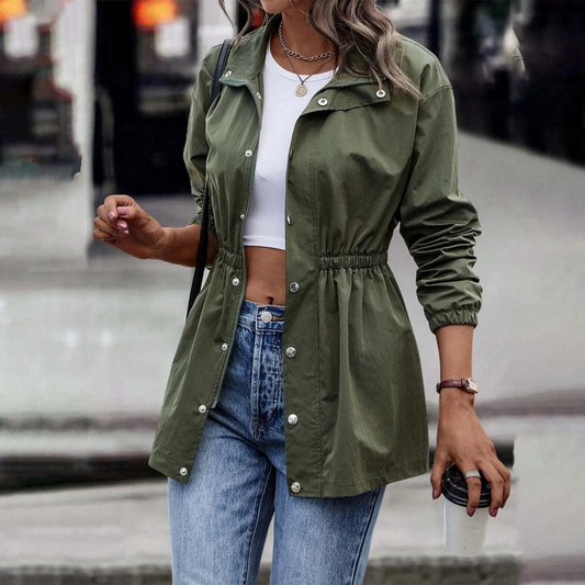 Vintage Damen-Sommerjacke mit hoher Taille – Delora