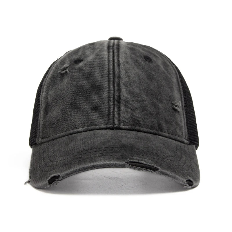 Cap mit Zopföffnung & Mesh-Design – 1 kaufen, 1 gratis – Liora