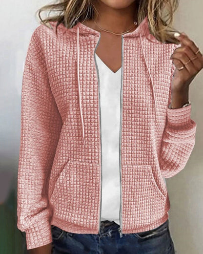 Damen Freizeitjacke mit Reißverschluss & Taschen – Wynona