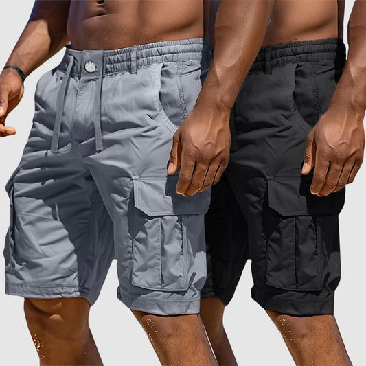 Sommerliche Herren-Cargo-Shorts aus Baumwollmischung – Rafael
