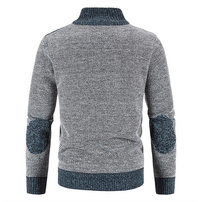 Wollweste mit Reißverschluss und Pullover - Leon