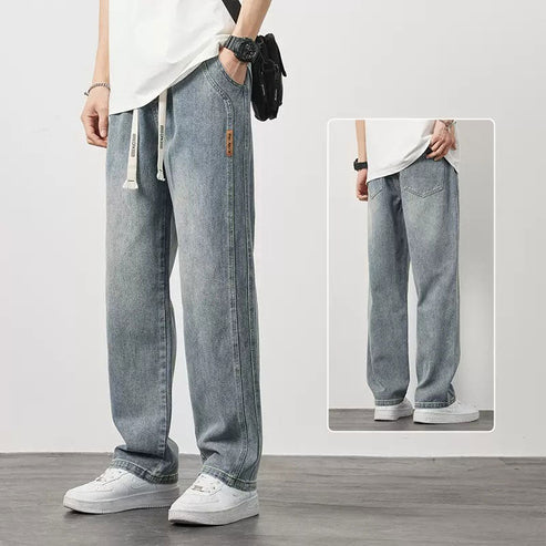 Luftige Herrenjeans mit geradem Bein – Julian