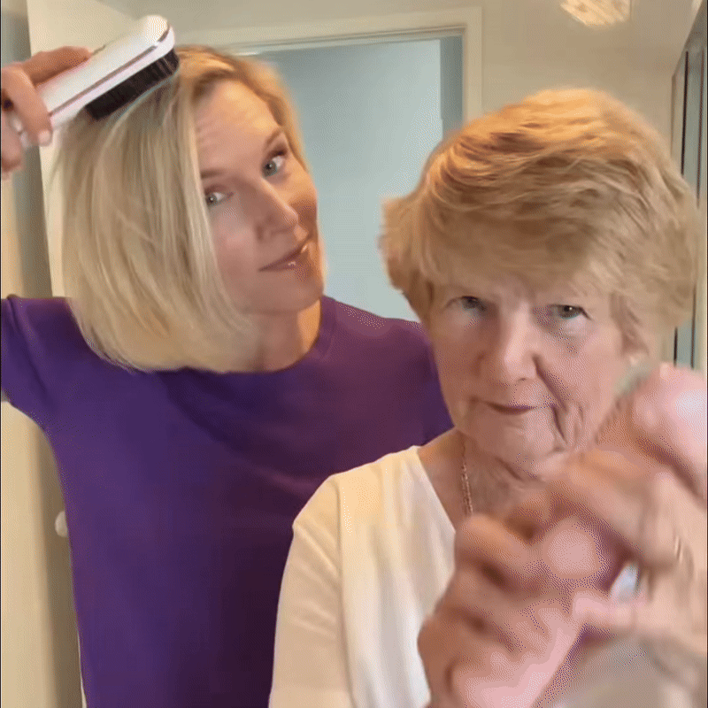Cordless Heated Styling Brush for Short Hair, Bangs and Nape 9