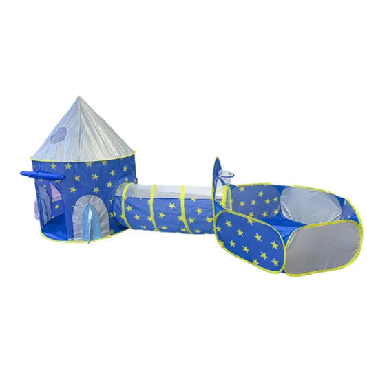Abenteuer-Spielzelt für Kinder – Geräumiges Spielhaus für drinnen & draußen