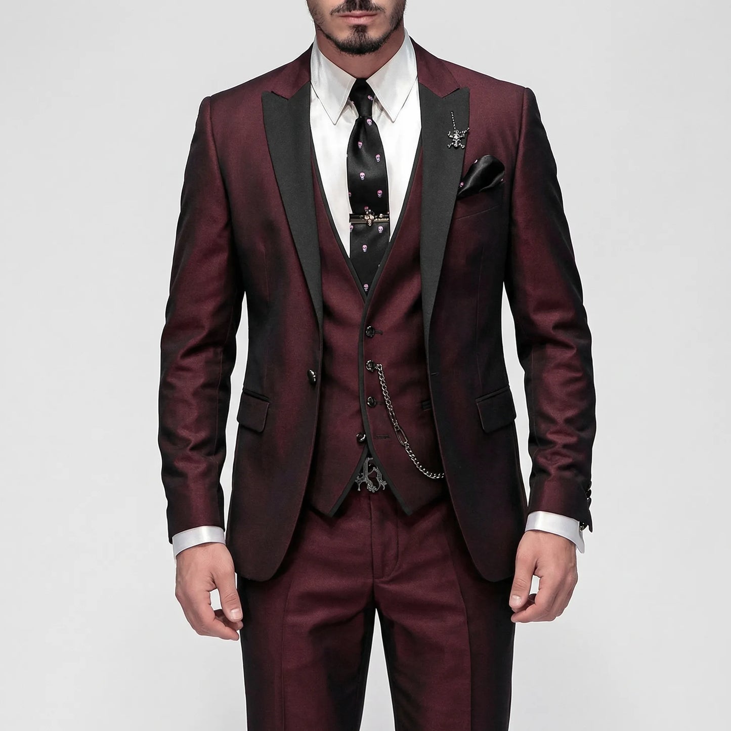 3-Piece Slim Fit Formal Suit - Seth