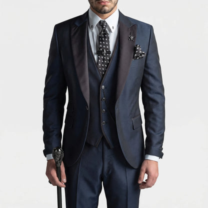3-Piece Slim Fit Formal Suit - Seth