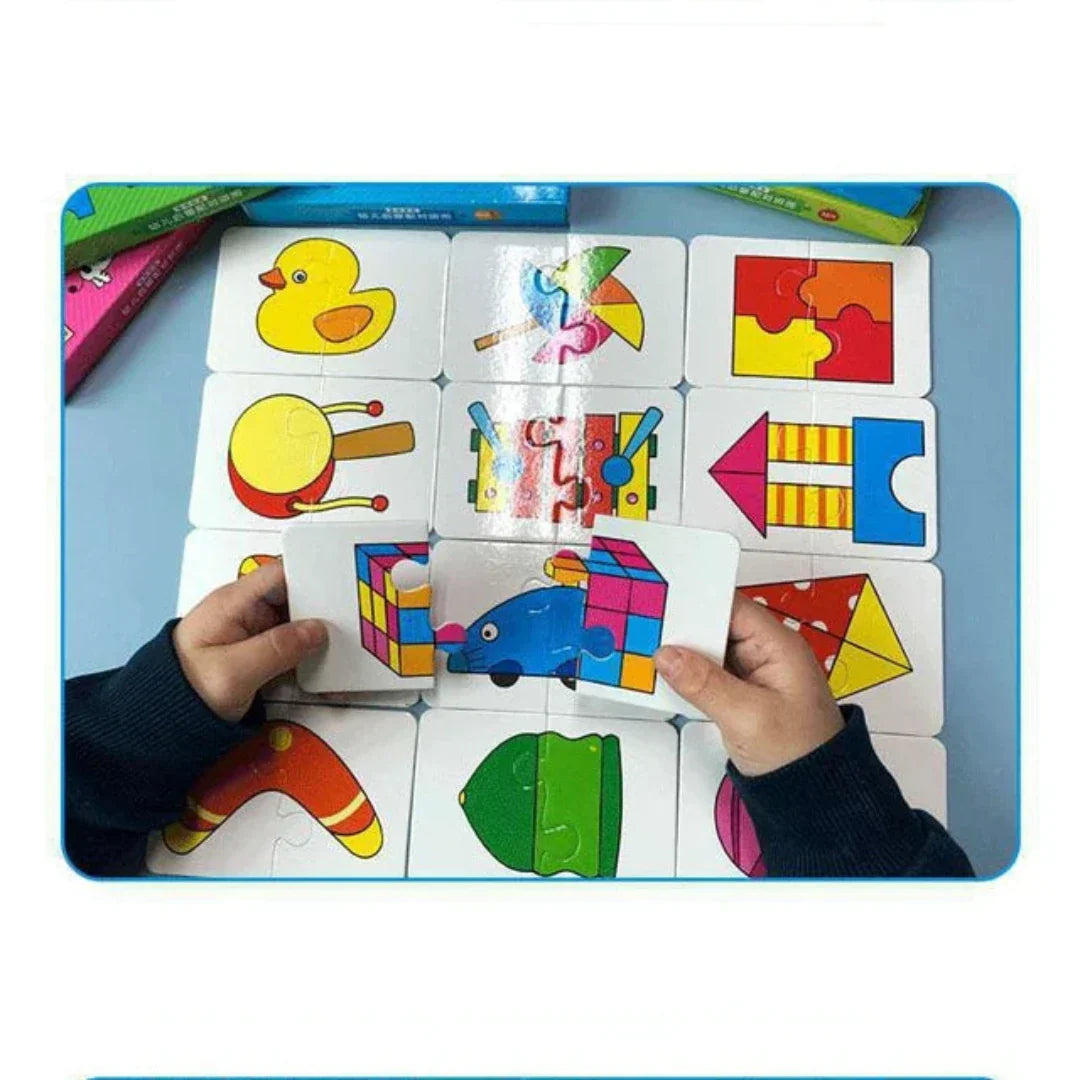 Karten-Memo-Spiel für Kinder – Fördert spielerisch Gedächtnis & Konzentration (1+1 Gratis)
