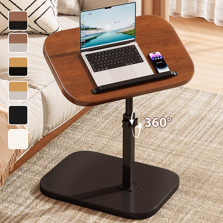 Height-Adjustable Rolling Laptop Desk with 360° Swivel Top, 45–80 cm, 30 kg Capacity 1