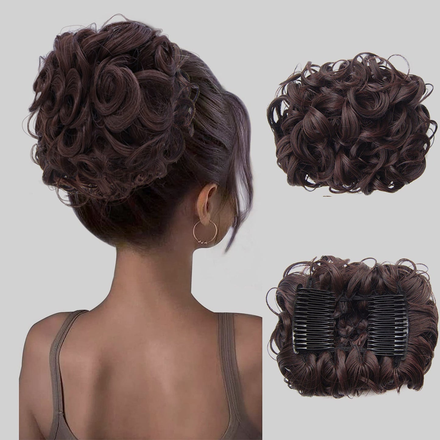 Krullende Knot Hairextension – FluffyFix