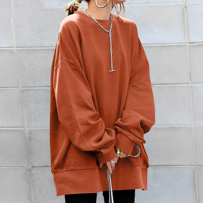 Damen Oversize-Pullover mit Strukturdesign – Anneliesae