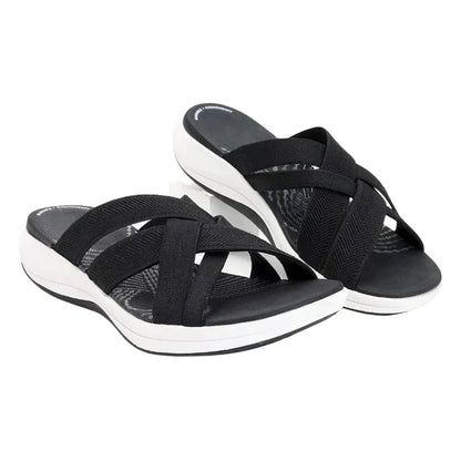 Luftige Sandalen mit orthopädischem Fußbett und Dämpfung – Riva