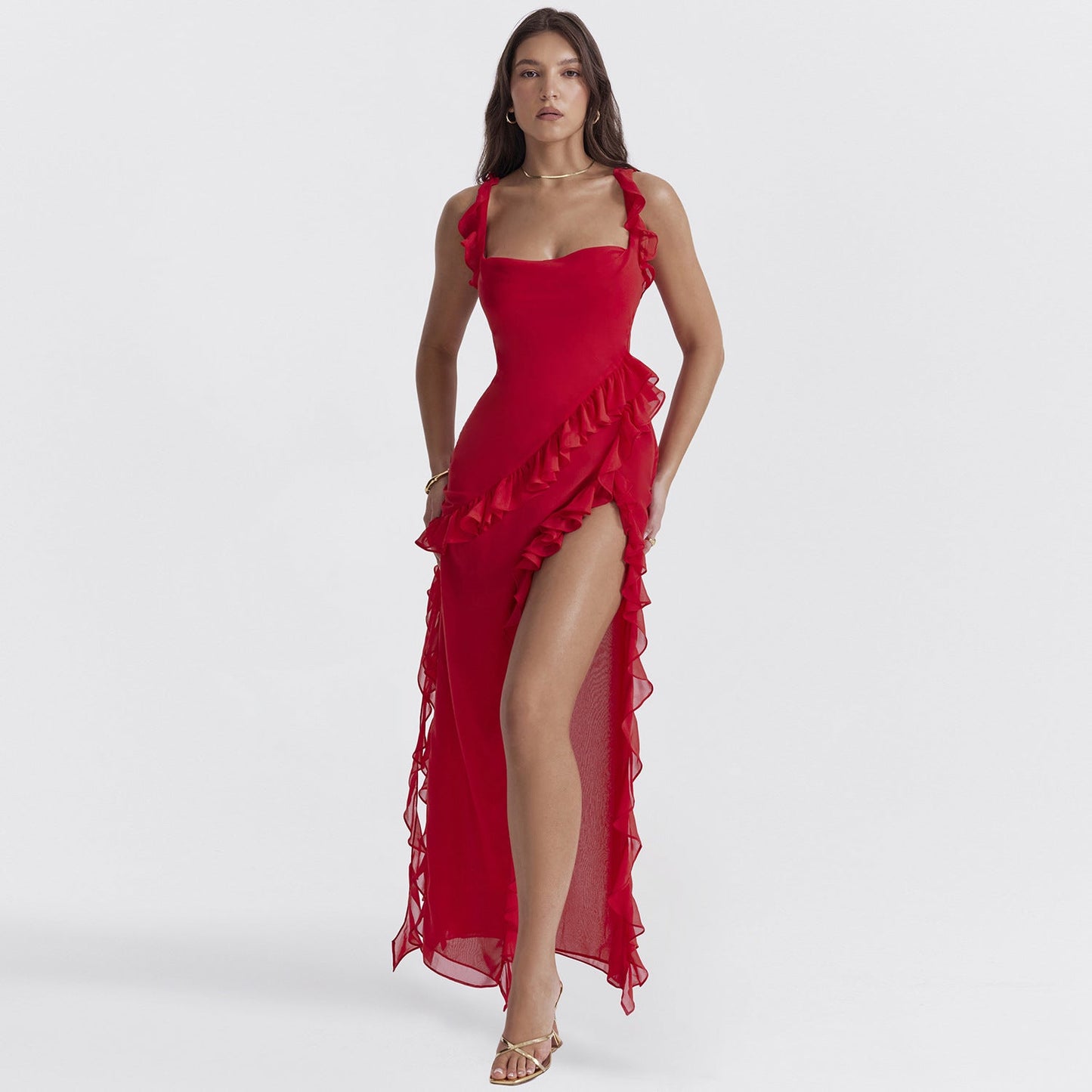 Sommerkleid mit Rüschen – Amara