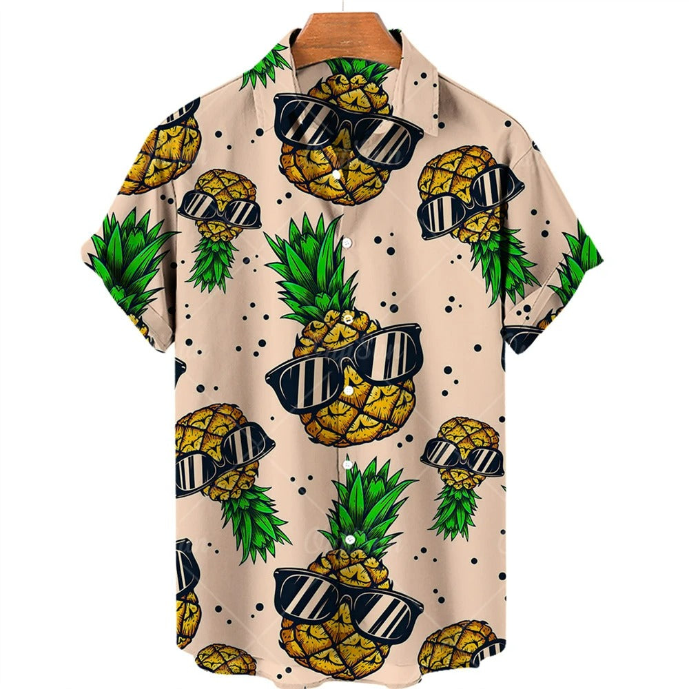 Tropisches Hawaii-Kurzarmhemd – Mateo