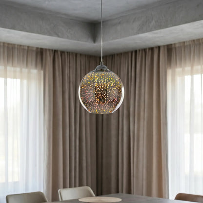 3D fireworks Effect Globe Pendant Lamp -  Pyrova