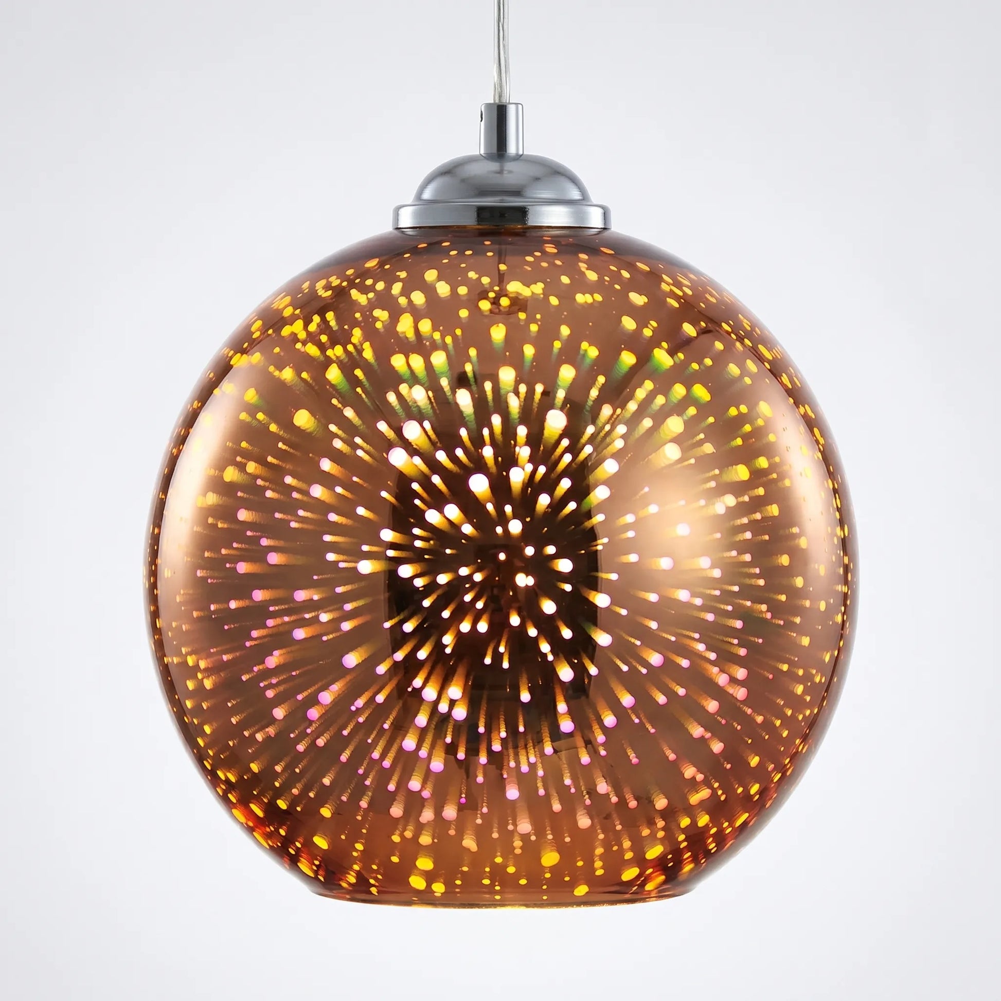 3D fireworks Effect Globe Pendant Lamp -  Pyrova