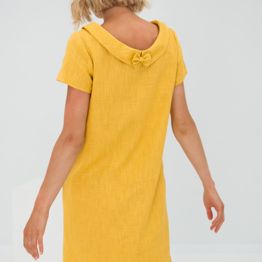 Baumwoll-Sommerkleid mit Midi-Länge – Fenna