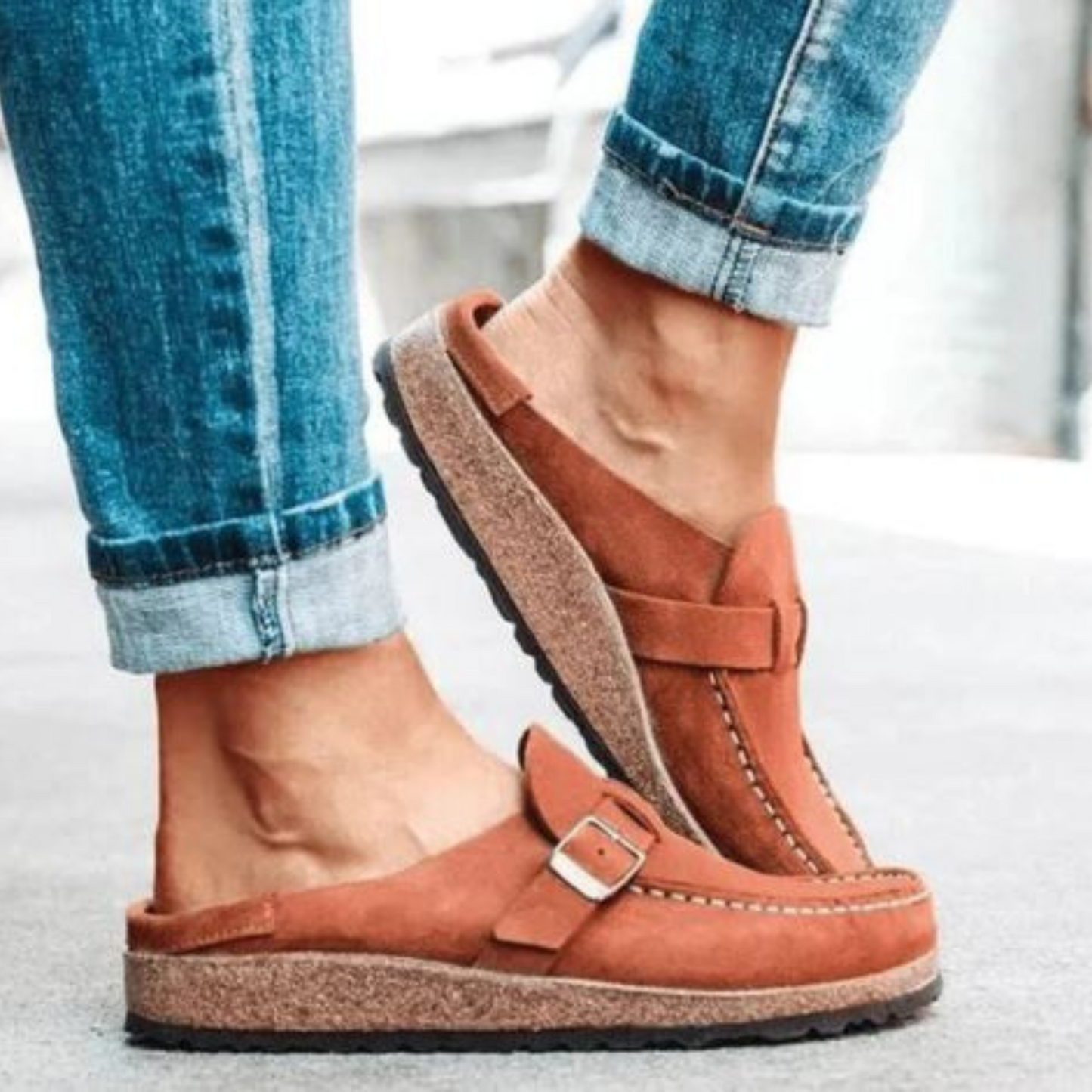 Nachhaltige Komfort-Clogs im Retro-Stil – Noelia