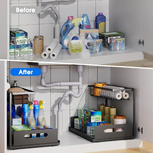 2-stufiger Unter-Sink-Schubladenorganisator – Arlo