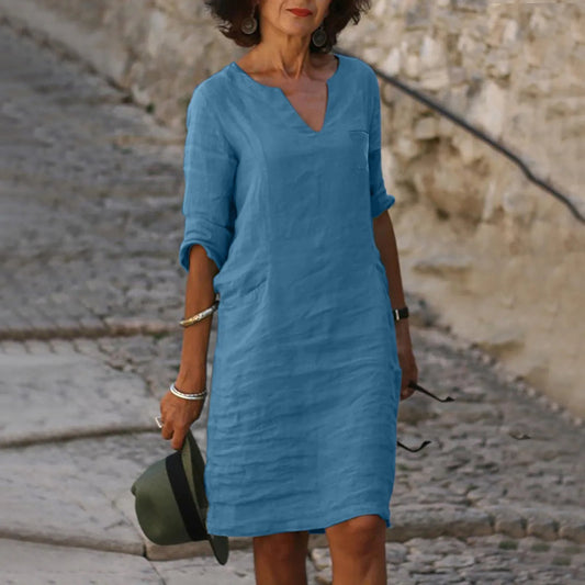 Stilvolles lässiges Sommerkleid – Isalie
