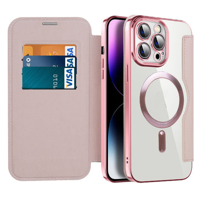 Leder Flip Case mit Magnet Adsorption & RFID-Schutz – Valtrix (1+1 GRATIS)