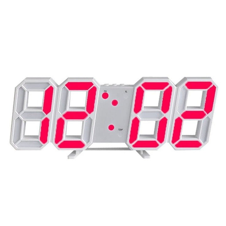 3D LED Wanduhr mit Dimmbarem Licht – Timora