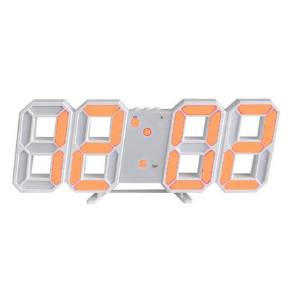 3D LED Wanduhr mit Dimmbarem Licht – Timora