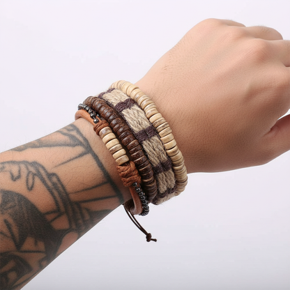 4-Teiliges Armband-Set - RebelStyle 