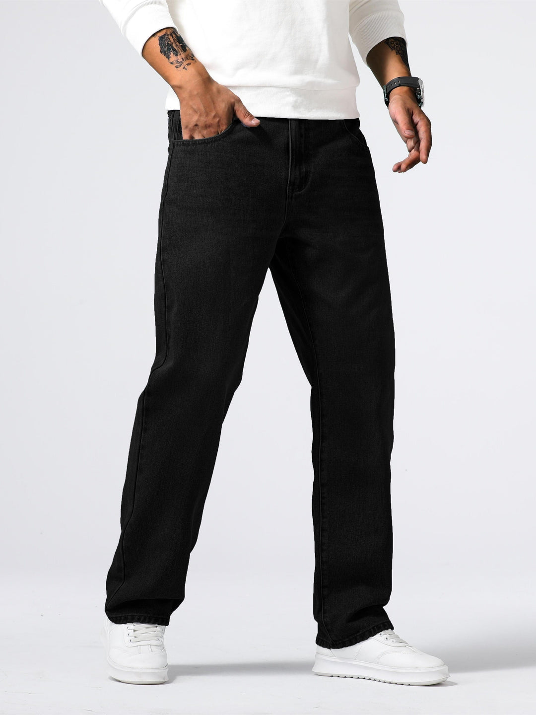 Casual Street Style Herrenjeans – Mailand