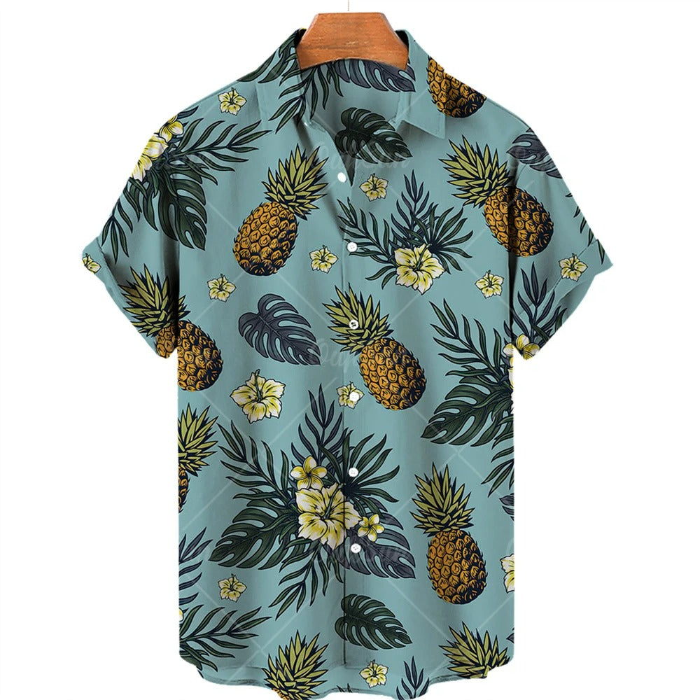 Tropisches Hawaii-Kurzarmhemd – Mateo