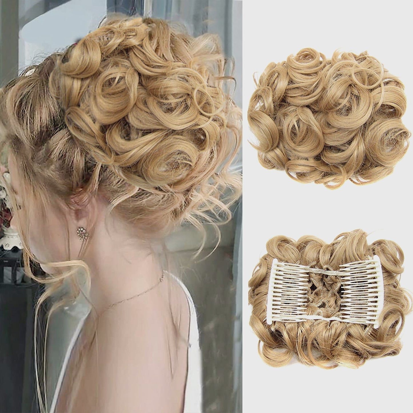 Krullende Knot Hairextension – FluffyFix