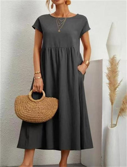 Luftiges Leinenkleid – Elodie