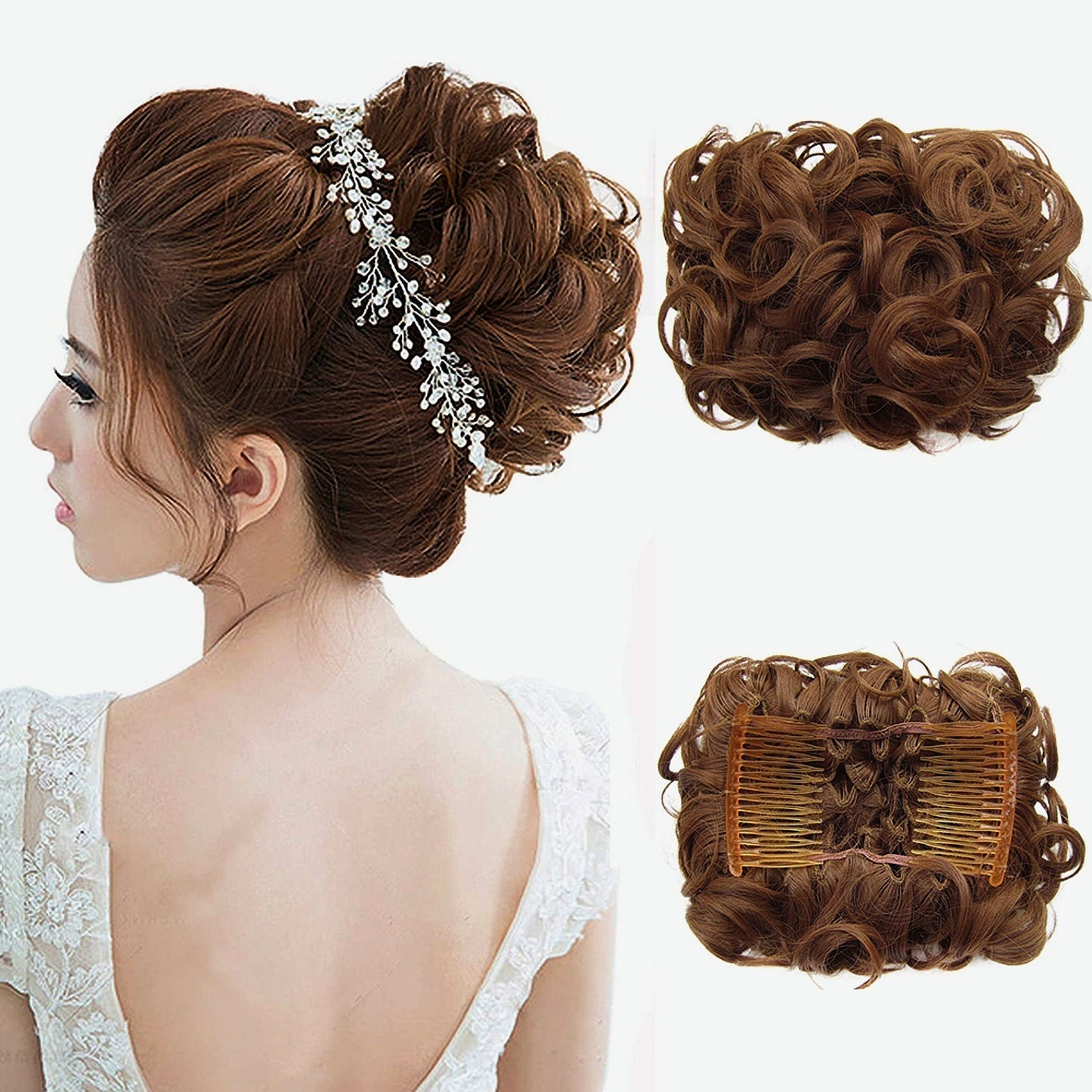 Krullende Knot Hairextension – FluffyFix