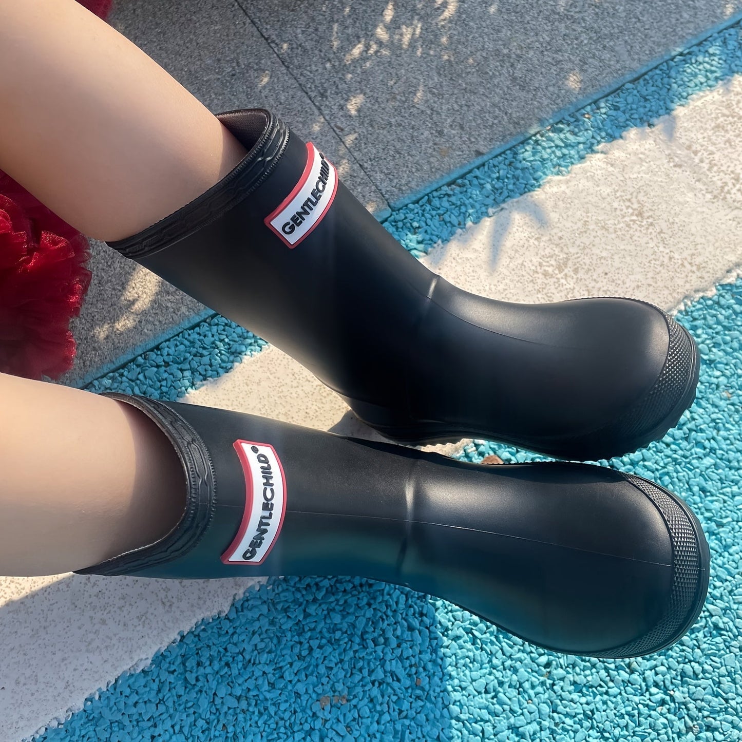 Kinder Gummistiefel einfarbig und wasserfest – Noah