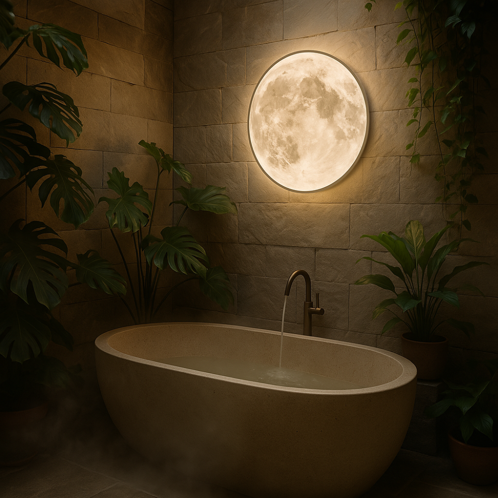 MoonAura | Magische 3D-Mondlampe mit Ambiente