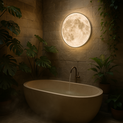 MoonAura | Magische 3D-Mondlampe mit Ambiente