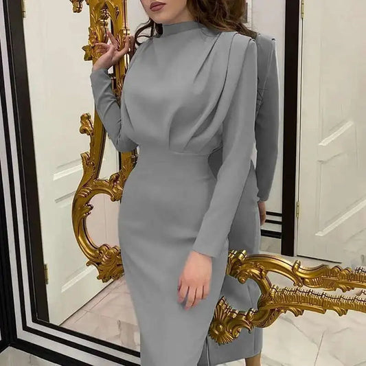 Bodycon Midi Kleid mit Turtleneck – Valeria