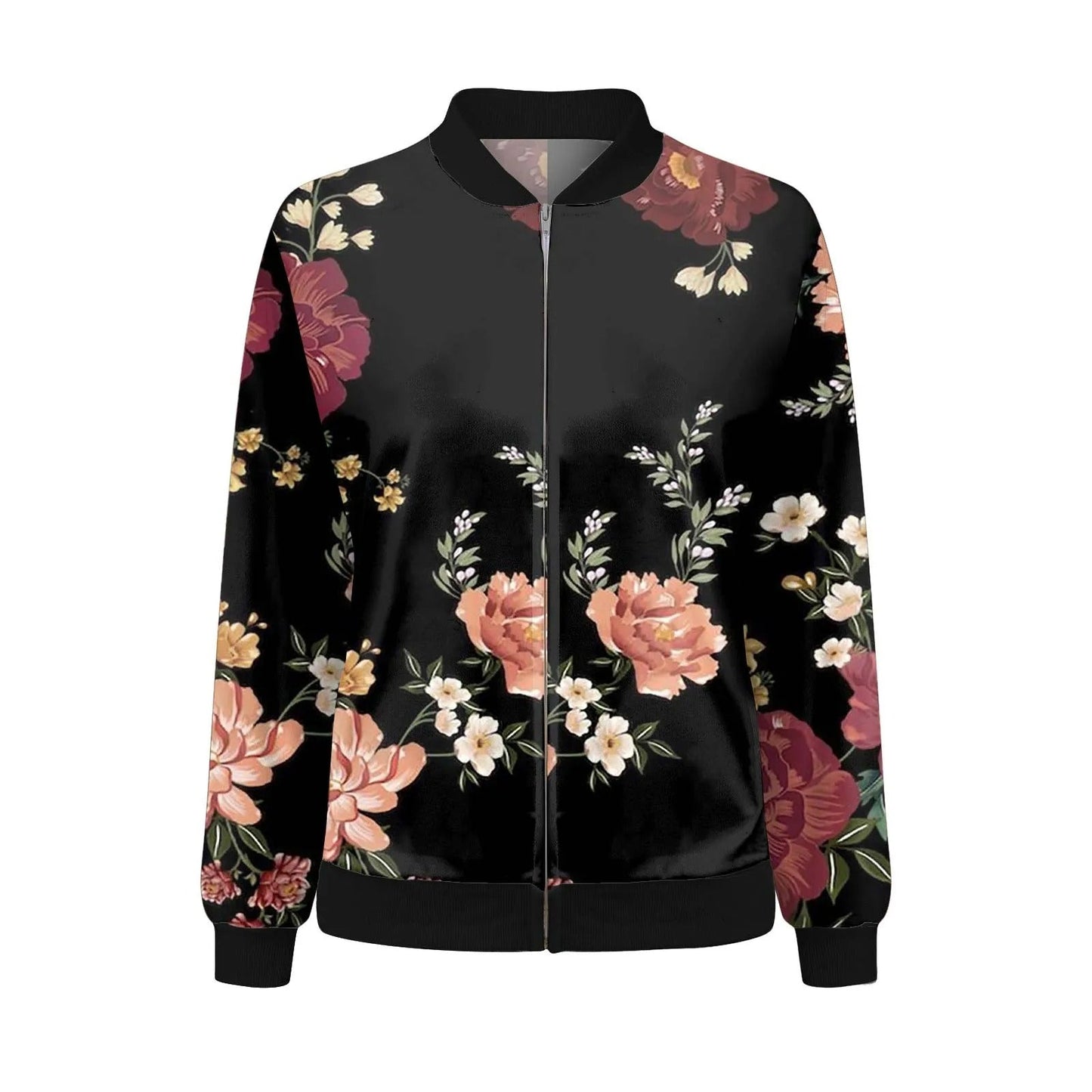 Damen-Sommermantel mit feinem Blumenmuster – Fiora