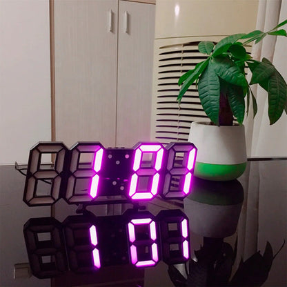 3D LED Wanduhr mit Dimmbarem Licht – Timora